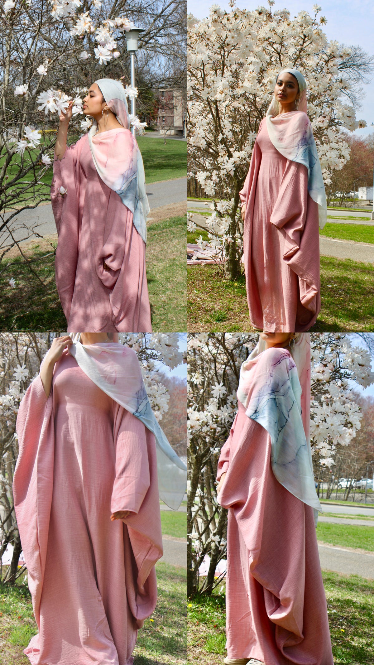 Gulab Batwing Abaya