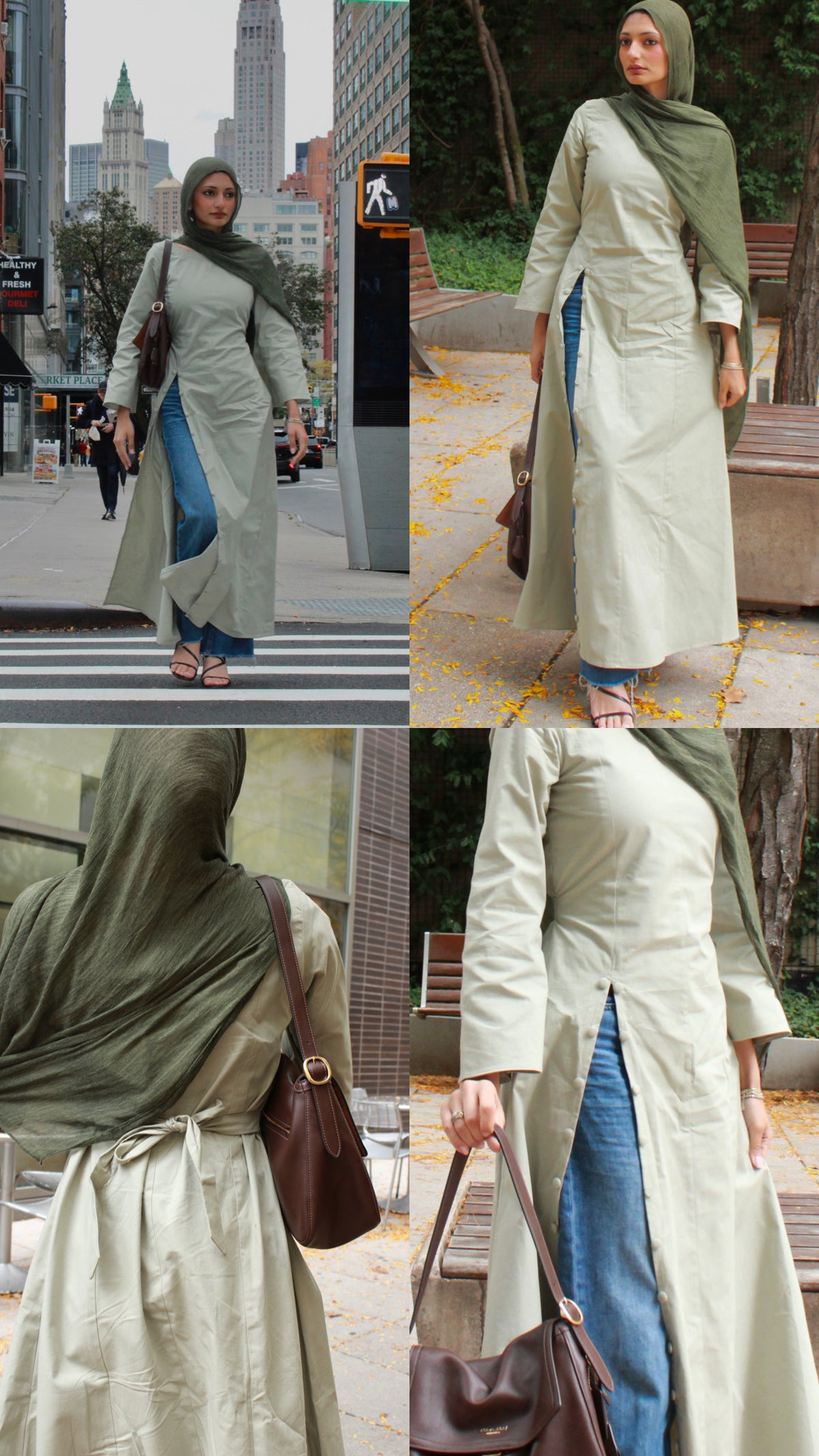 Pistachio Slit Kurti