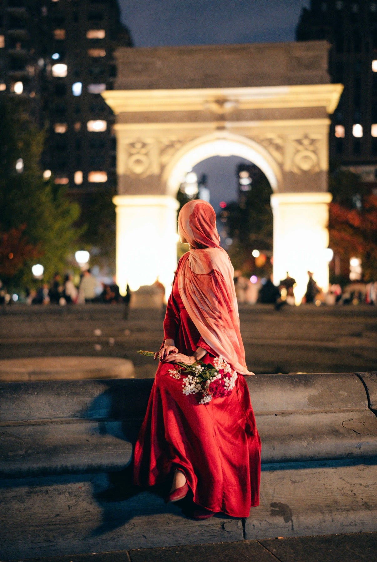 Apple Blossom Printed Modal Hijab