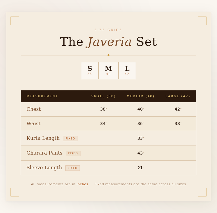 The Javeria Set