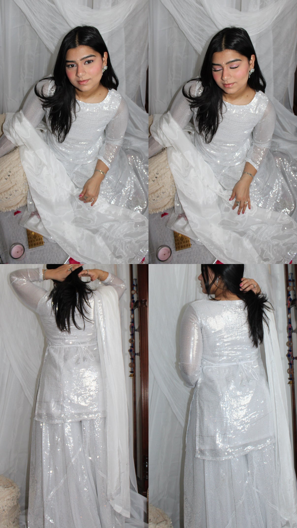 White Zareena Set