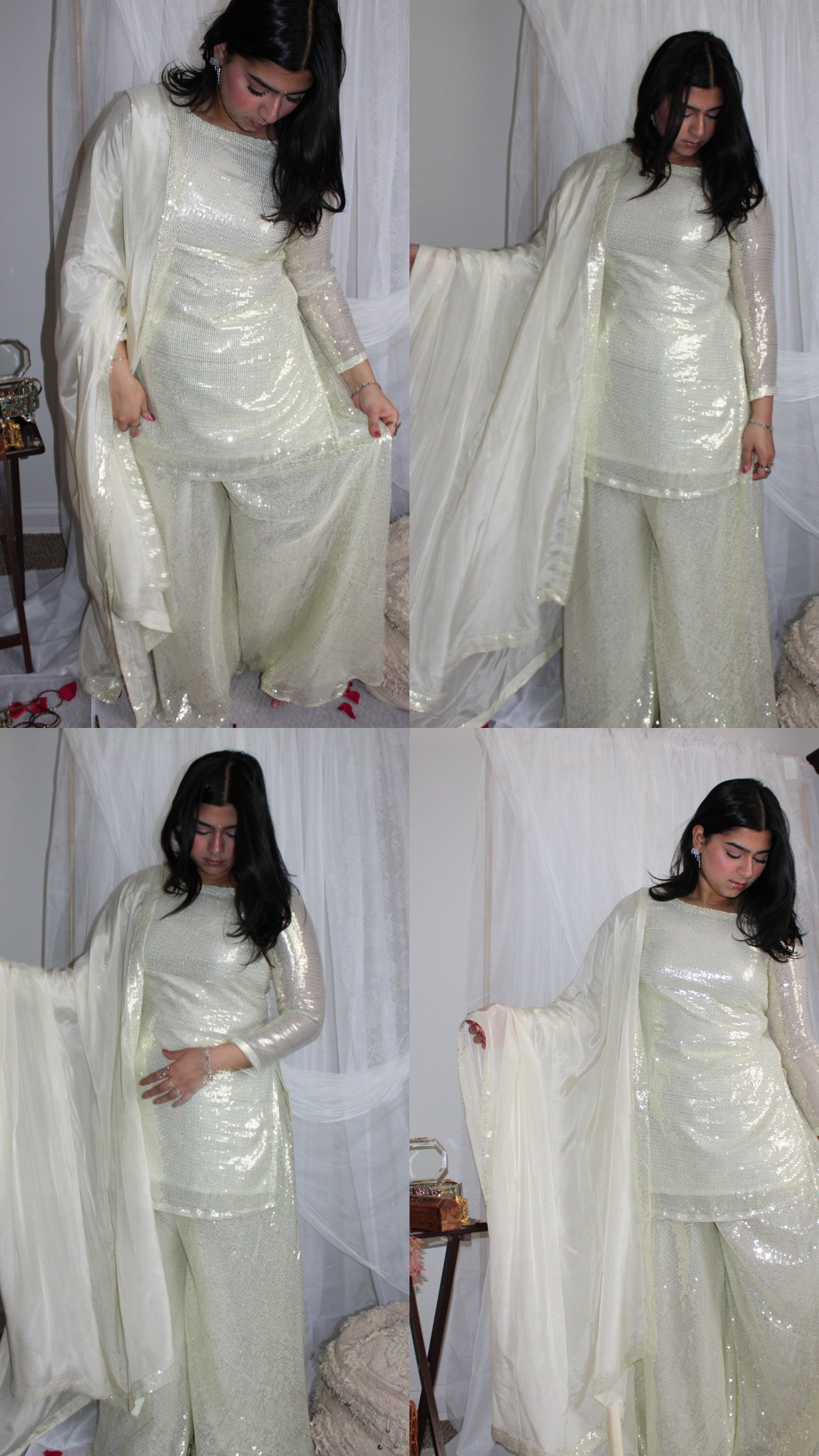 Light Green Zareena Set
