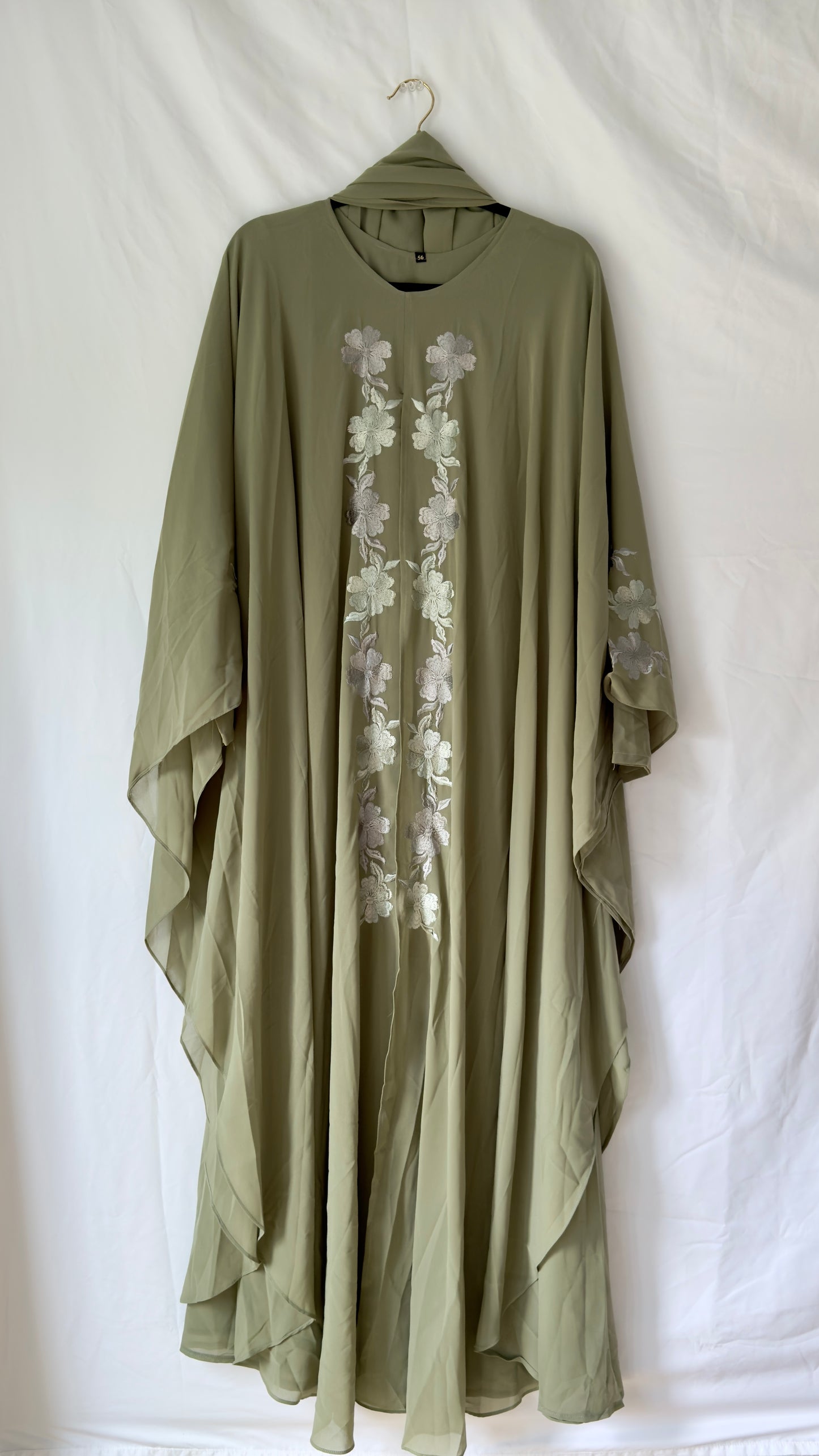 Flowers Butterfly Abaya