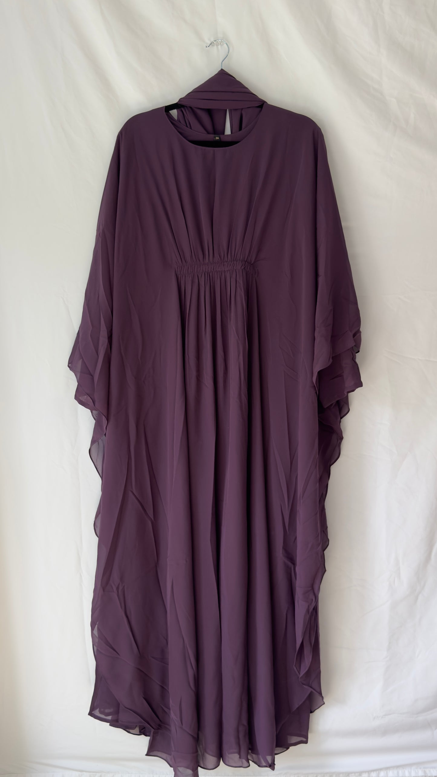 Plain Butterfly Abaya