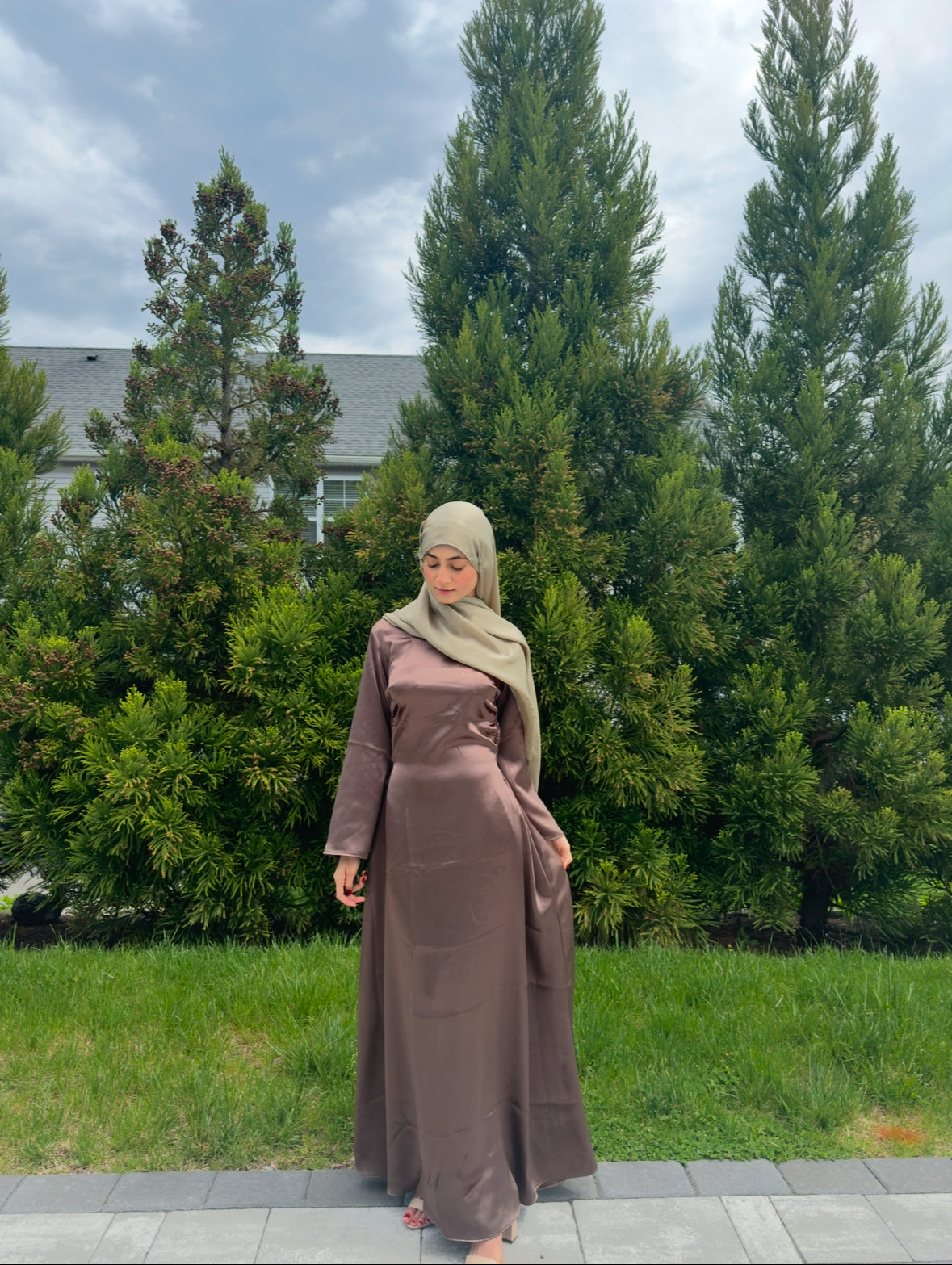 Silk Graduation Dress