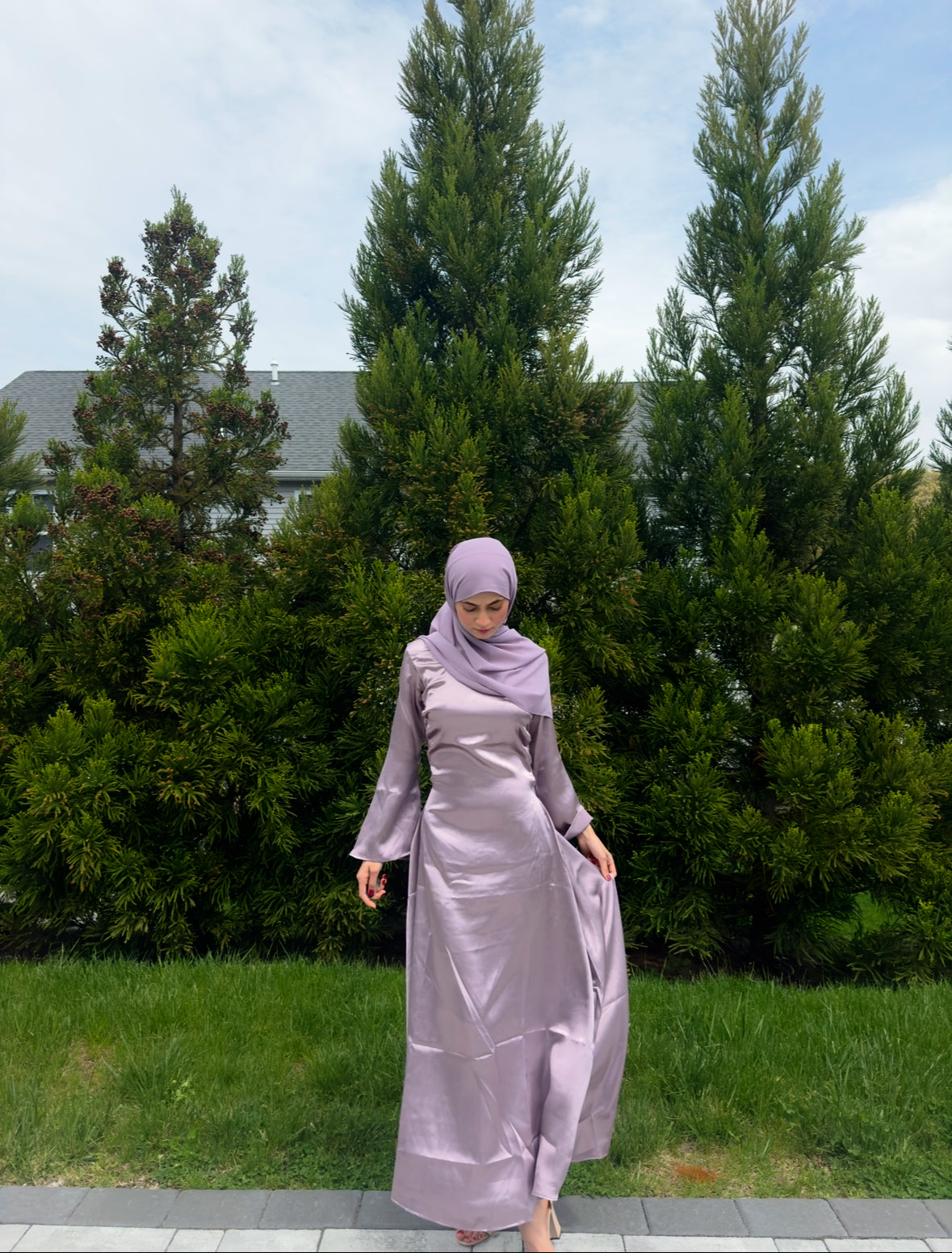 Silk Graduation Dress
