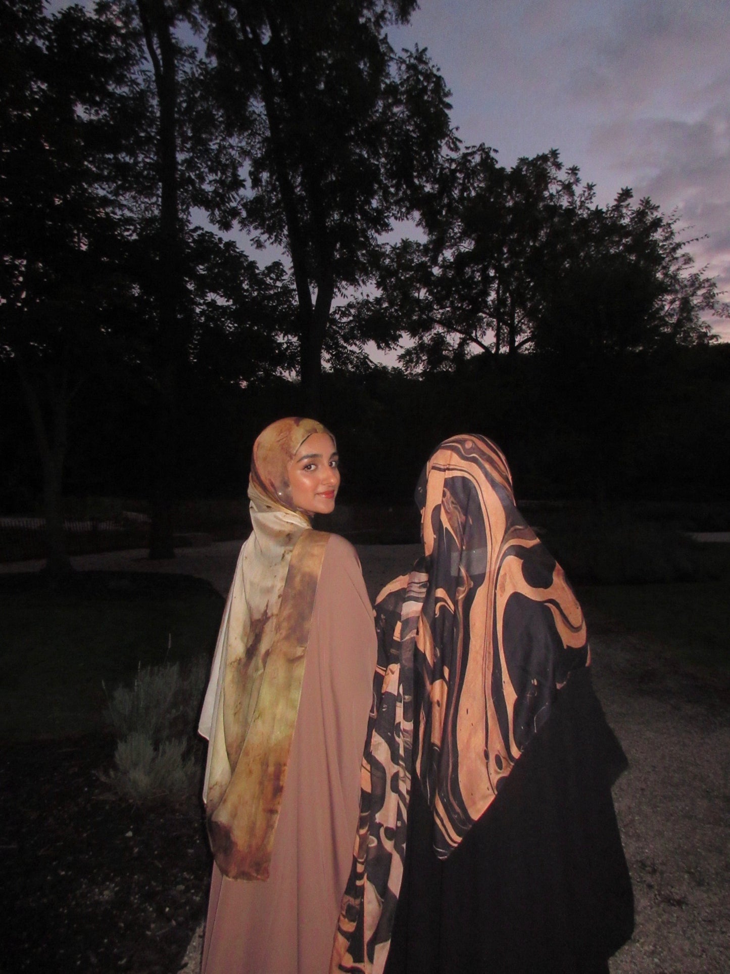Maple Leaves Modal Hijab
