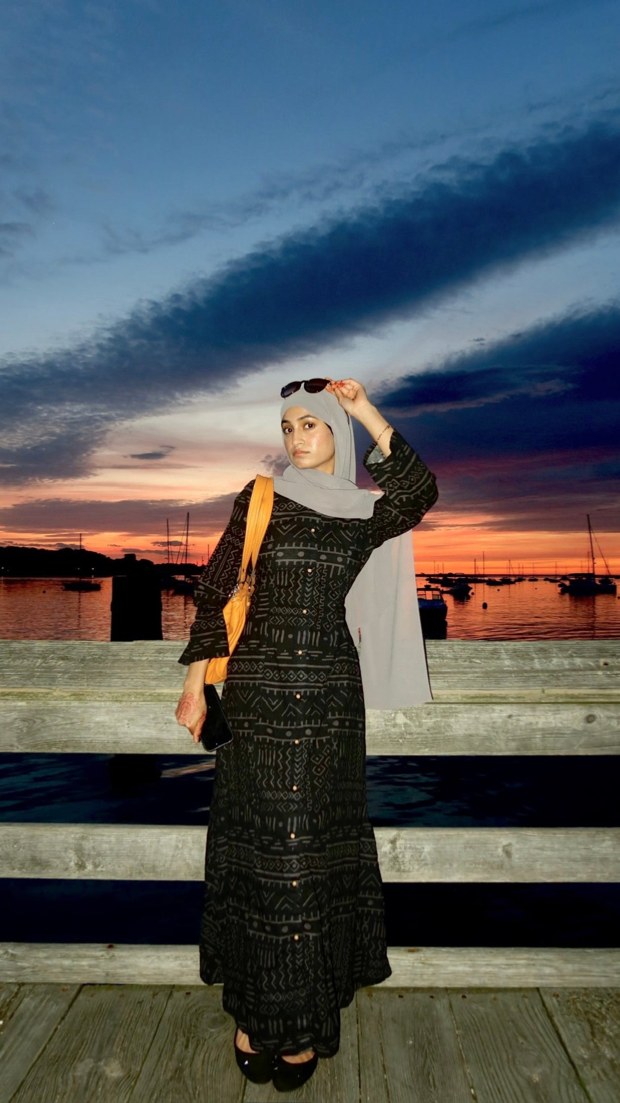 Tribal Linen Dress