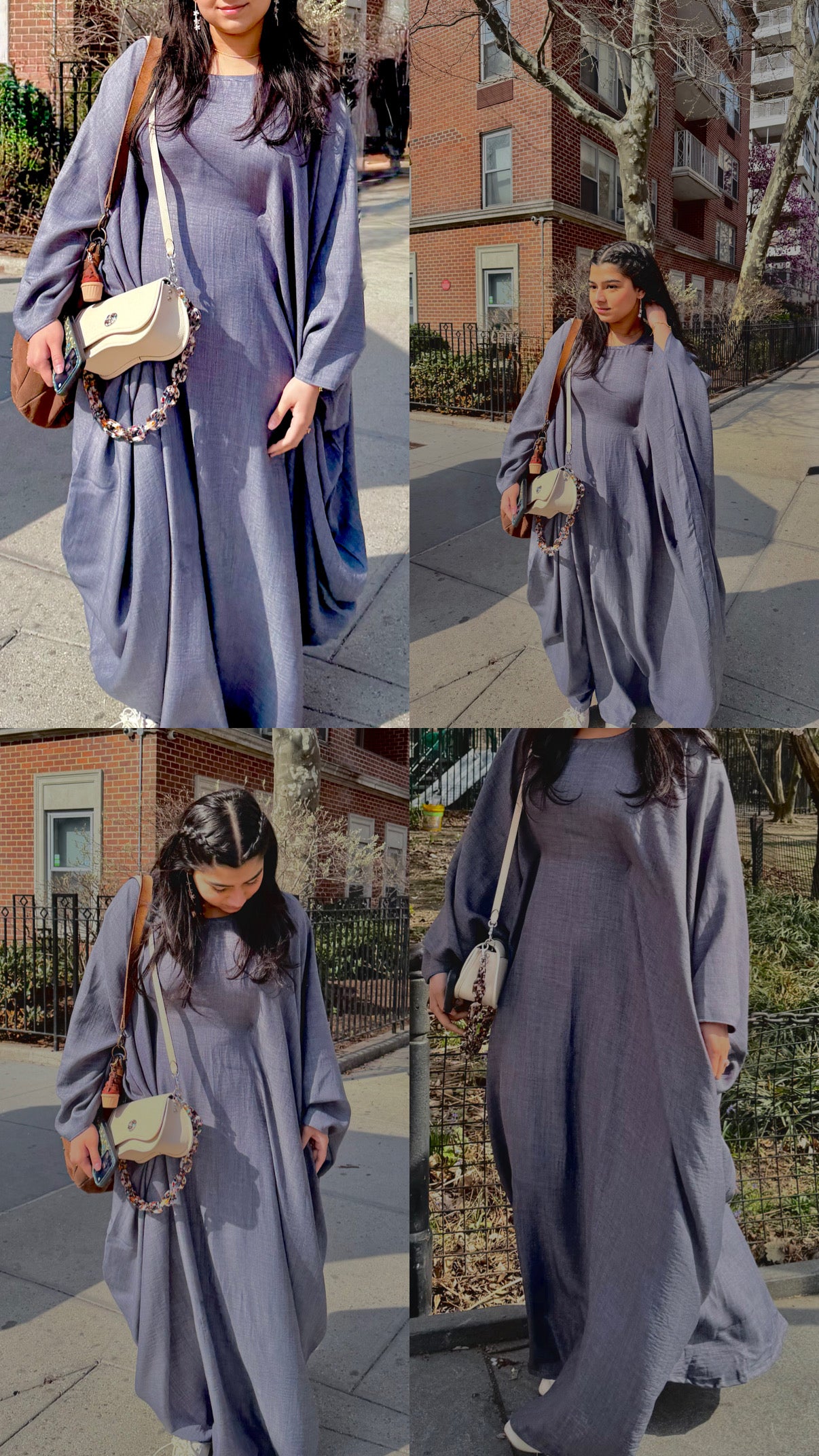 Nilam Batwing Abaya