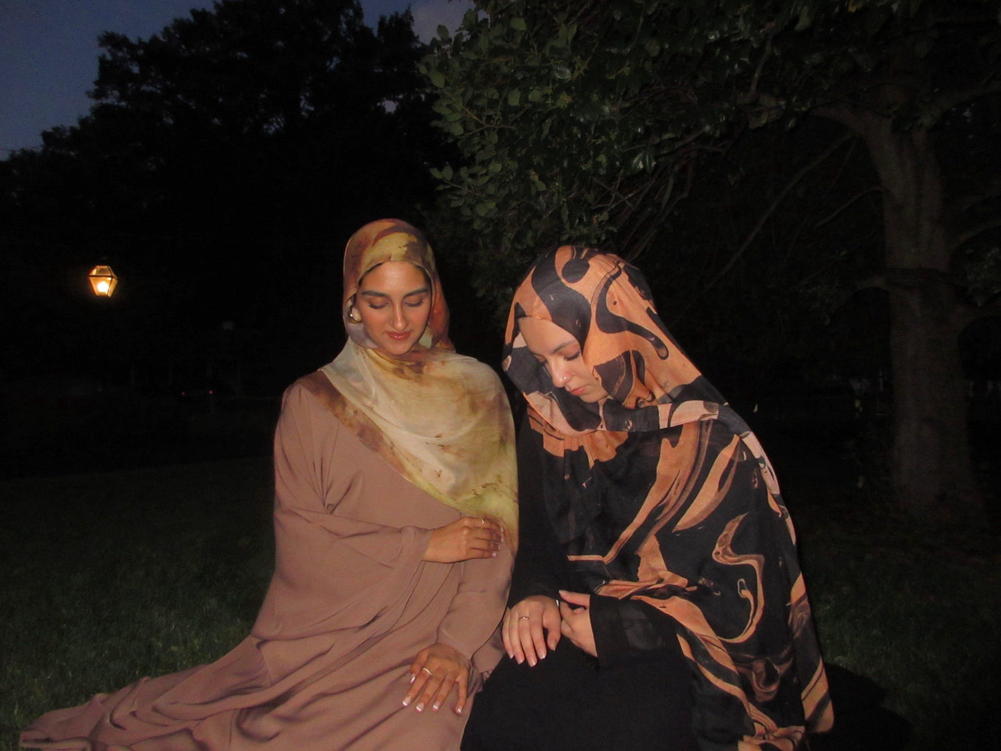 Maple Leaves Modal Hijab