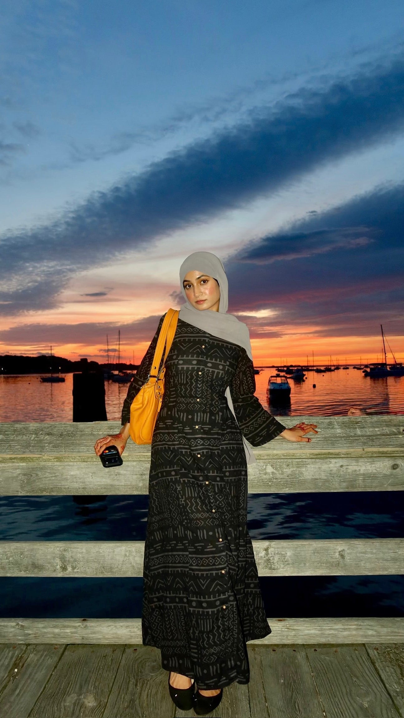 Tribal Linen Dress