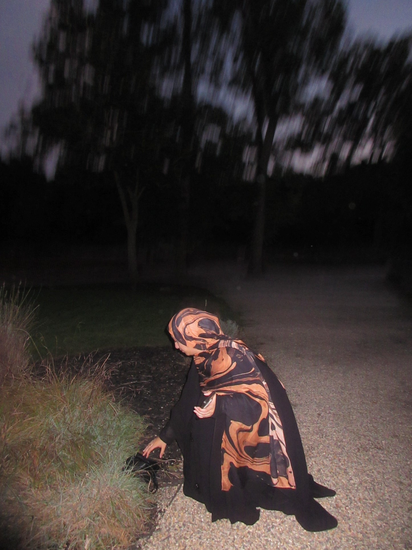 Pumpkin Noir Modal Hijab