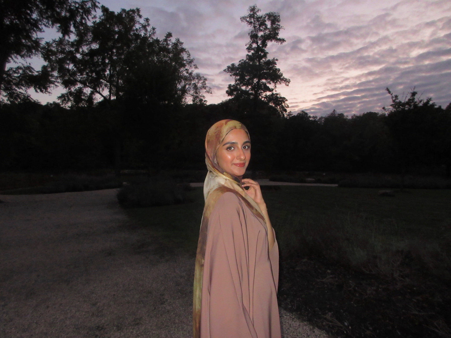 Maple Leaves Modal Hijab