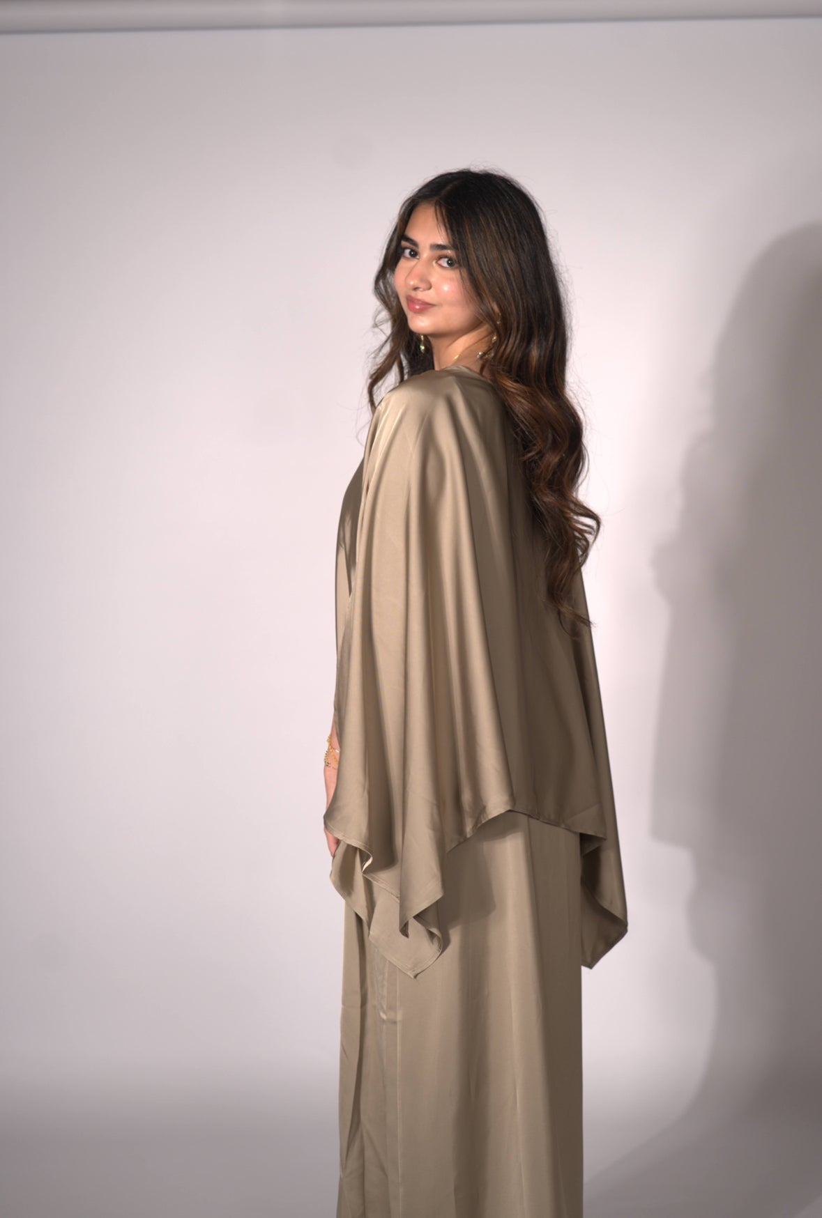 Cape Satin Set