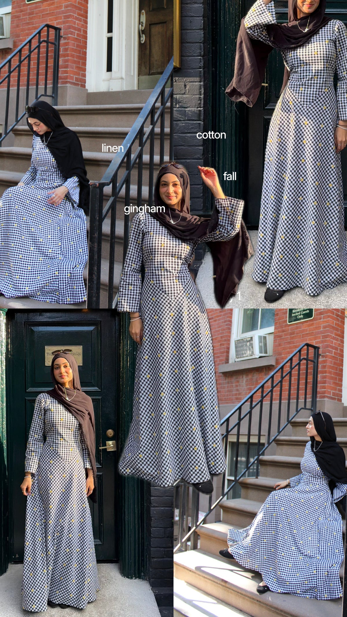 Gingham Dress