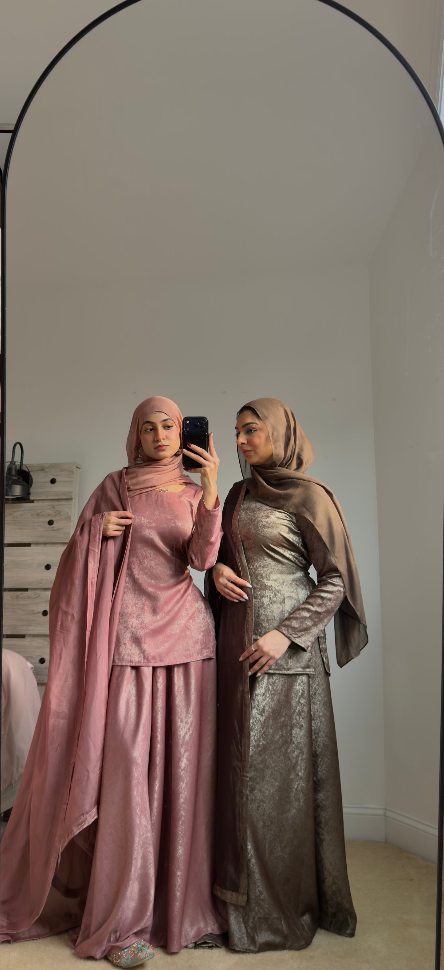 Noor Palazzo Set Dusty Rose