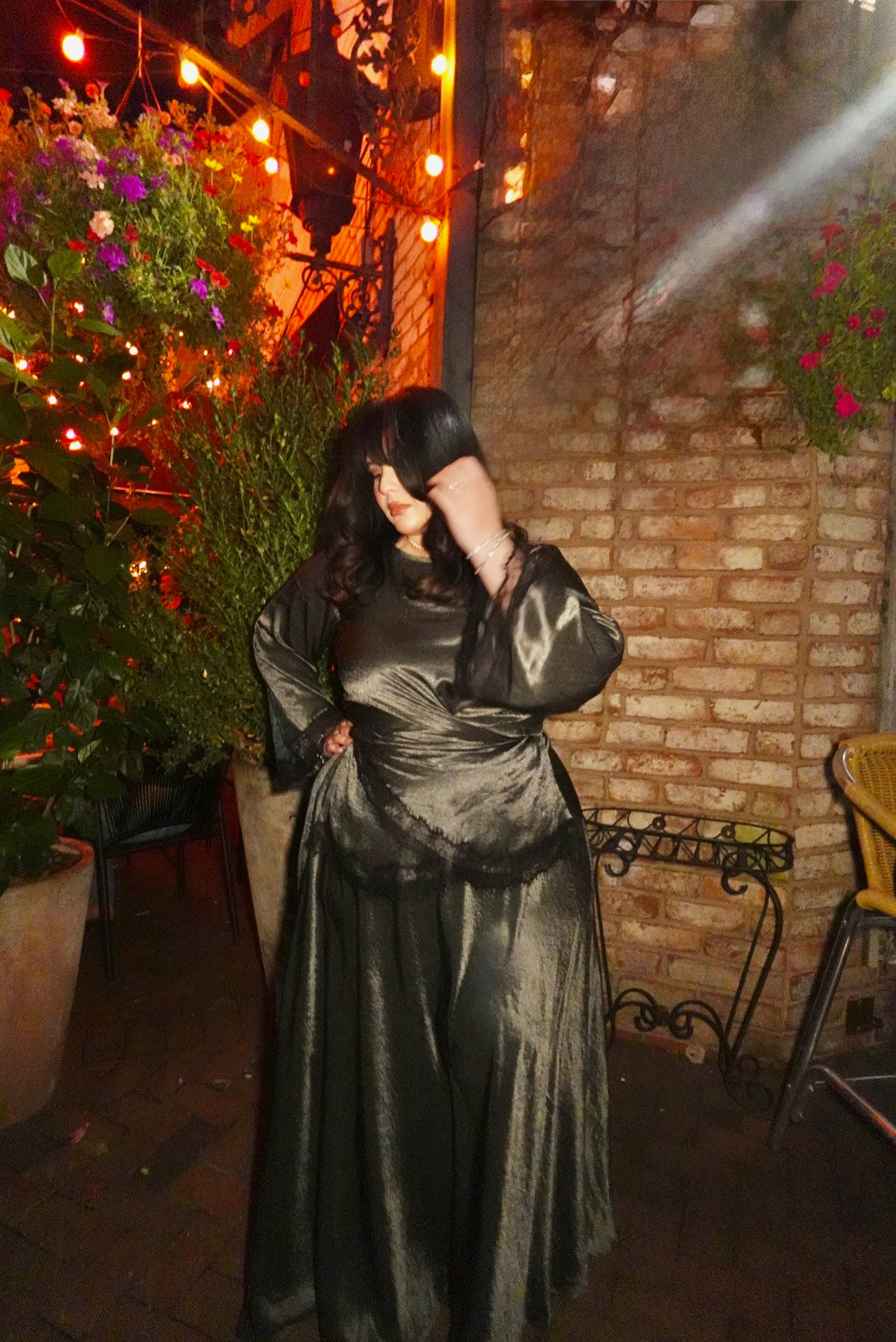 Azhar Satin Skirt Set
