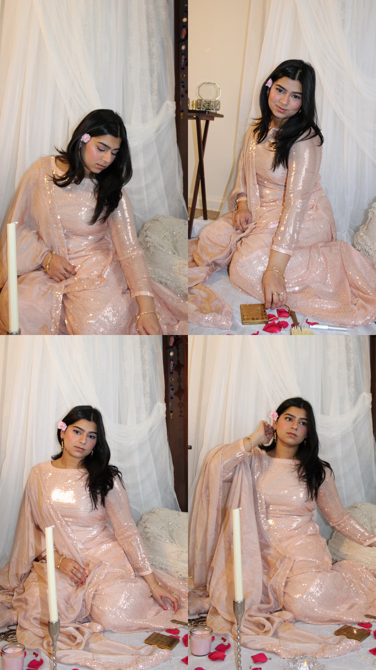 Baby Pink Zareena Set