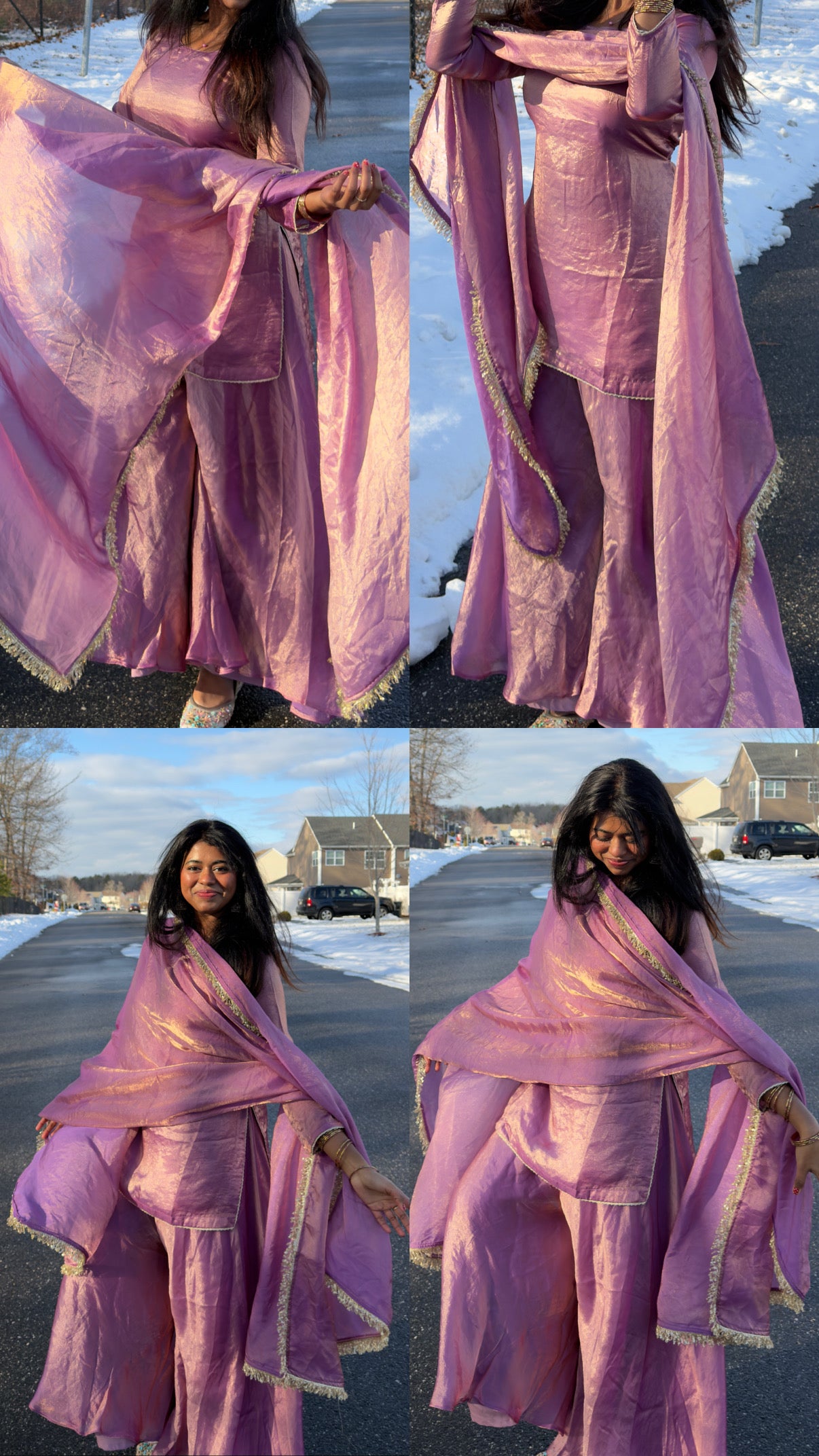 Purple Mauve Shifa Set