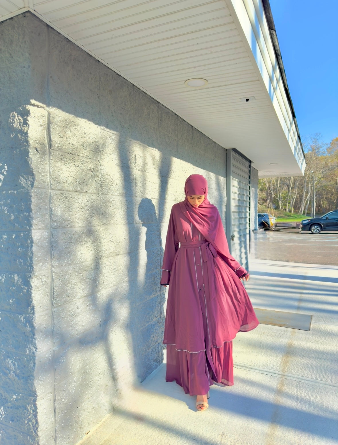 Tiered Abaya